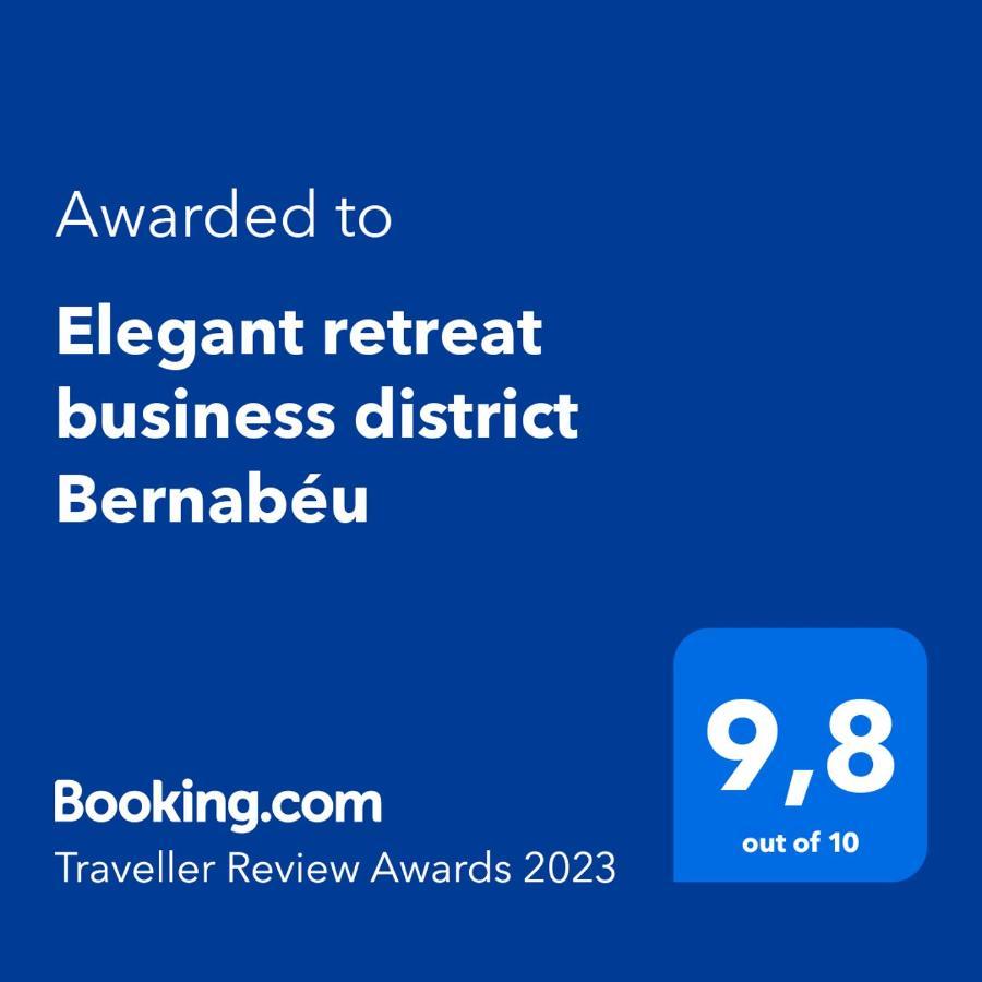 Elegant Retreat Business District Bernabeu Leilighet Madrid Eksteriør bilde